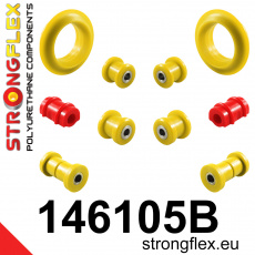 146105B: Strongflex Sada silentbloků předního zavěšení a zadního nosníku