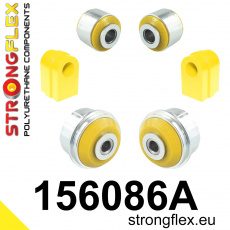 156086A: Strongflex Sada silentbloků předního zavěšení varianta SPORT