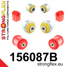 156087B: Strongflex Sada silentbloků předního zavěšení a zadního nosníku