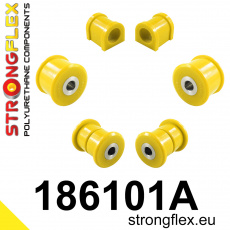 186101A: Strongflex Sada silentbloků předního zavěšení varianta SPORT