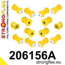 206156A: Strongflex Sada silentbloků předního a zadního zavěšení varianta SPORT