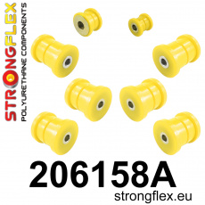 206158A: Strongflex Sada silentbloků zadního zavěšení varianta SPORT