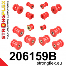 206159B: Strongflex Kompletní sada polyuretanových silentbloků pro zavěšení