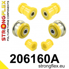 206160A: Strongflex Sada silentbloků předního zavěšení varianta SPORT