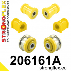 206161A: Strongflex Sada silentbloků předního zavěšení varianta SPORT