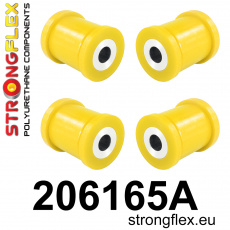 206165A: Strongflex Sada silentbloků zadního nosníku varianta SPORT