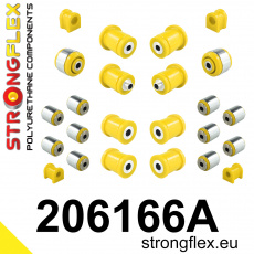 206166A: Strongflex Kompletní sada polyuretanových silentbloků pro zavěšení varianta SPORT