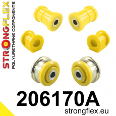 206170A: Strongflex Sada silentbloků předního zavěšení varianta SPORT