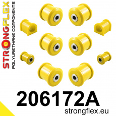 206172A: Strongflex Sada silentbloků předního zavěšení varianta SPORT