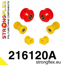 216120A: Strongflex Sada silentbloků předního zavěšení z polyuretanu varianta SPORT