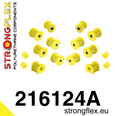 216124A: Strongflex Sada silentbloků zadního zavěšení varianta SPORT