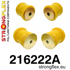 216222A: Strongflex Sada silentbloků zadního nosníku varianta SPORT