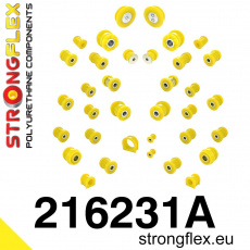216231A: Strongflex Kompletní sada polyuretanových silentbloků pro zavěšení varianta SPORT