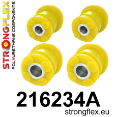 216234A: Strongflex Sada silentbloků zadního nosníku varianta SPORT