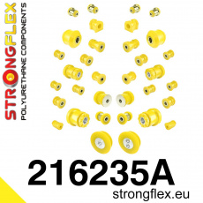 216235A: Strongflex Kompletní sada polyuretanových silentbloků pro zavěšení varianta SPORT