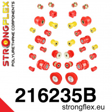 216235B: Strongflex Kompletní sada polyuretanových silentbloků pro zavěšení