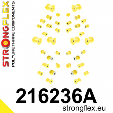 216236A: Strongflex Kompletní sada silentbloků pro zavěšení varianta SPORT
