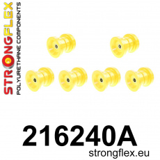 216240A: Strongflex Sada silentbloků zadního nosníku varianta SPORT
