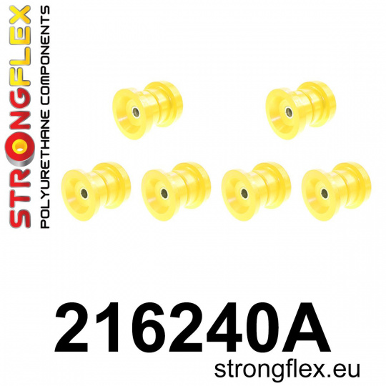 216240A: Strongflex Sada silentbloků zadního nosníku varianta SPORT