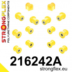 216242A: Strongflex Sada silentbloků zadního zavěšení varianta SPORT