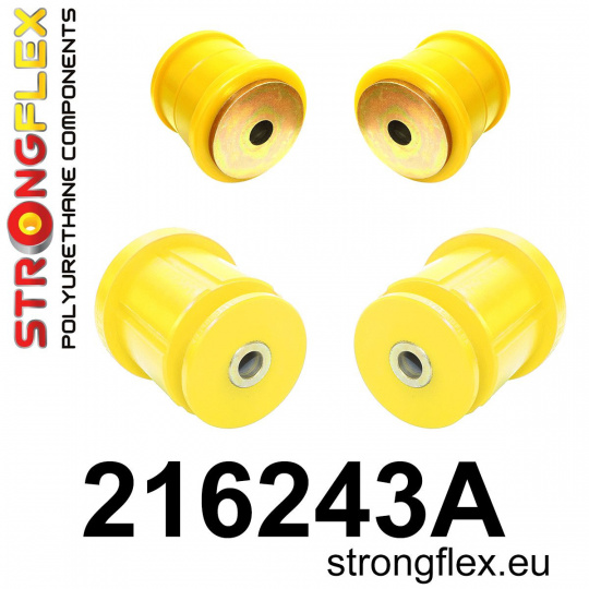 216243A: Strongflex Sada silentbloků zadního nosníku varianta SPORT