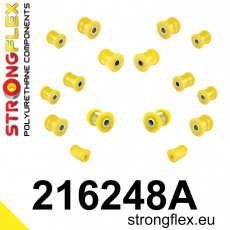 216248A: Strongflex Sada silentbloků zadního zavěšení varianta SPORT