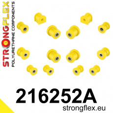 216252A: Strongflex Sada silentbloků zadního zavěšení varianta SPORT