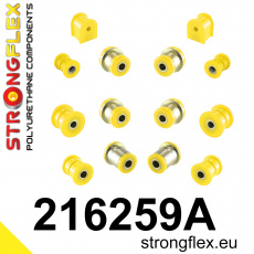 216259A: Strongflex Sada silentbloků zadního zavěšení varianta SPORT