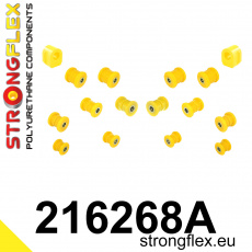 216268A: Strongflex Sada silentbloků zadního zavěšení varianta SPORT