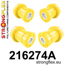216274A: Strongflex Sada silentbloků zadního nosníku varianta SPORT