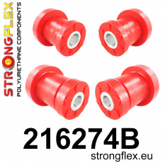 216274B: Strongflex Sada silentbloků zadního nosníku