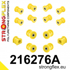 216276A: Strongflex Sada silentbloků zadního zavěšení varianta SPORT