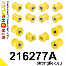 216277A: Strongflex Sada silentbloků zadního zavěšení varianta SPORT