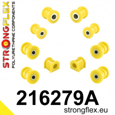 216279A: Strongflex Sada silentbloků zadního zavěšení varianta SPORT