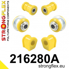 216280A: Strongflex Sada silentbloků předního zavěšení varianta SPORT