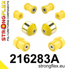 216283A: Strongflex Sada silentbloků předního a zadního zavěšení varianta SPORT