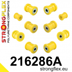 216286A: Strongflex Sada silentbloků zadního zavěšení varianta SPORT