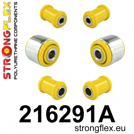 216291A: Strongflex Sada silentbloků zadního zavěšení varianta SPORT