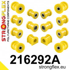 216292A: Strongflex Sada silentbloků zadního zavěšení varianta SPORT