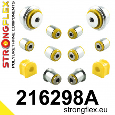 216298A: Strongflex Sada silentbloků zadního zavěšení varianta SPORT