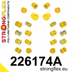 226174A: Strongflex Sada silentbloků předního a zadního zavěšení varianta SPORT