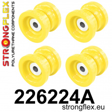 226224A: Strongflex Sada silentbloků předního nosníku varianta SPORT