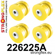 226225A: Strongflex Sada silentbloků zadního nosníku varianta SPORT