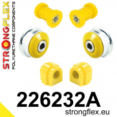 226232A: Strongflex Sada silentbloků předního zavěšení varianta SPORT