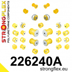 226240A: Strongflex Kompletní sada polyuretanových silentbloků pro zavěšení varianta SPORT