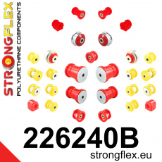 226240B: Strongflex Kompletní sada polyuretanových silentbloků pro zavěšení