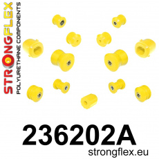 236202A: Strongflex Sada silentbloků zadního zavěšení varianta SPORT