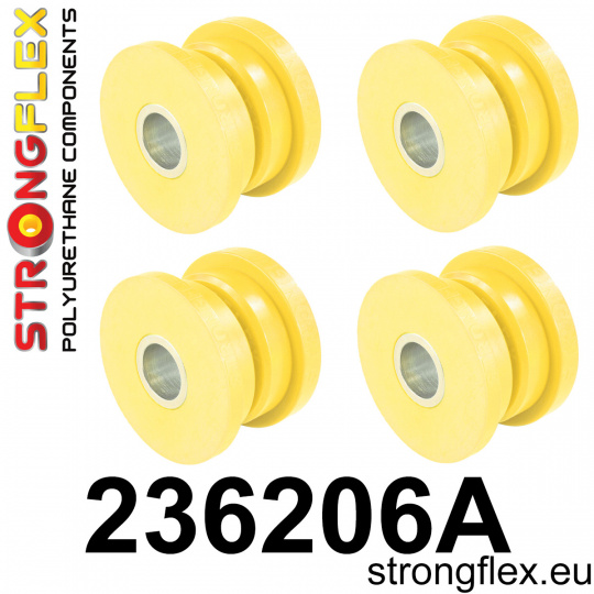 236206A: Strongflex Sada silentbloků předního nosníku varianta SPORT