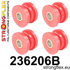 236206B: Strongflex Sada silentbloků předního nosníku
