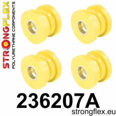 236207A: Strongflex Sada silentbloků zadního nosníku varianta SPORT